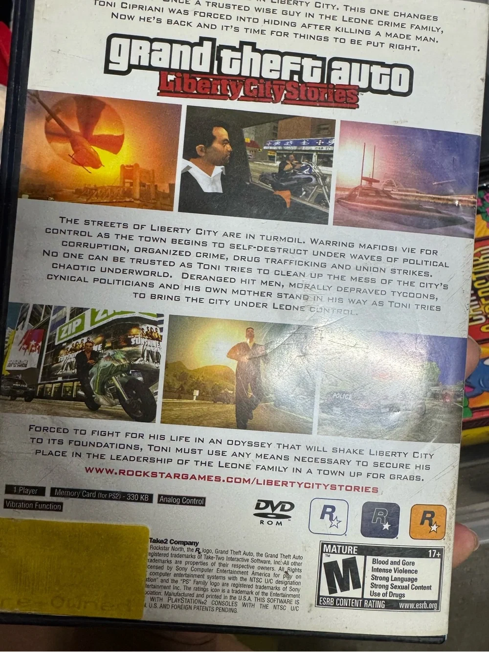 Grand Theft Auto Liberty City Stories PlayStation 2